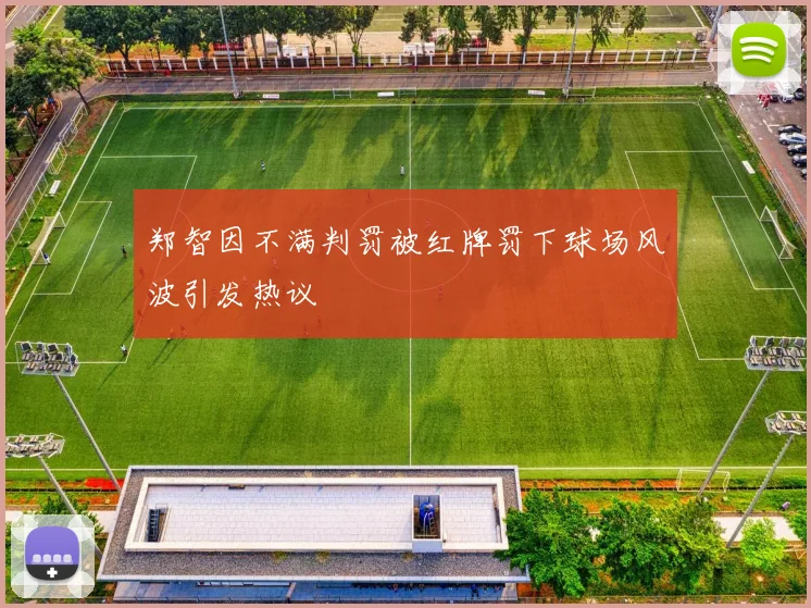 郑智因不满判罚被红牌罚下球场风波引发热议
